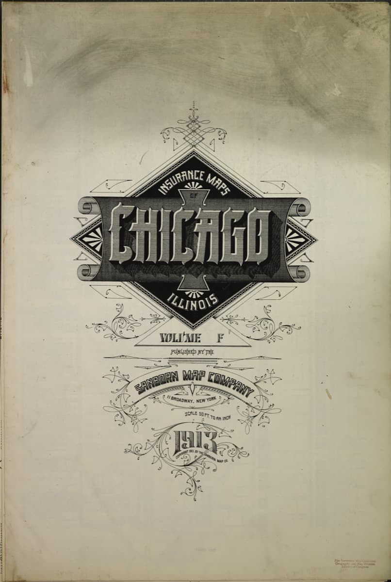 Chicago, Illinois - 1913 Sanborn Map