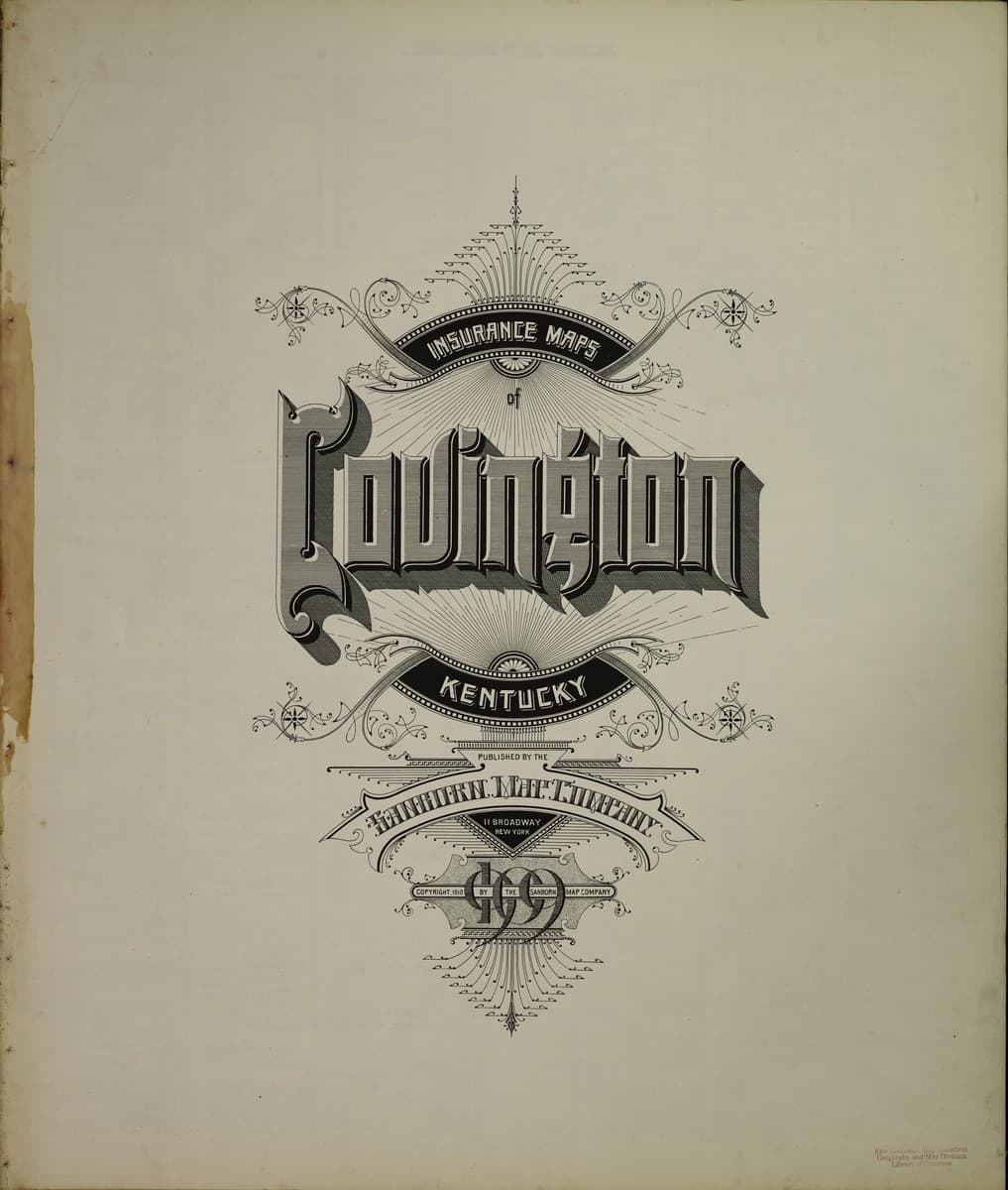 Covington, Kentucky - 1909 Sanborn Map