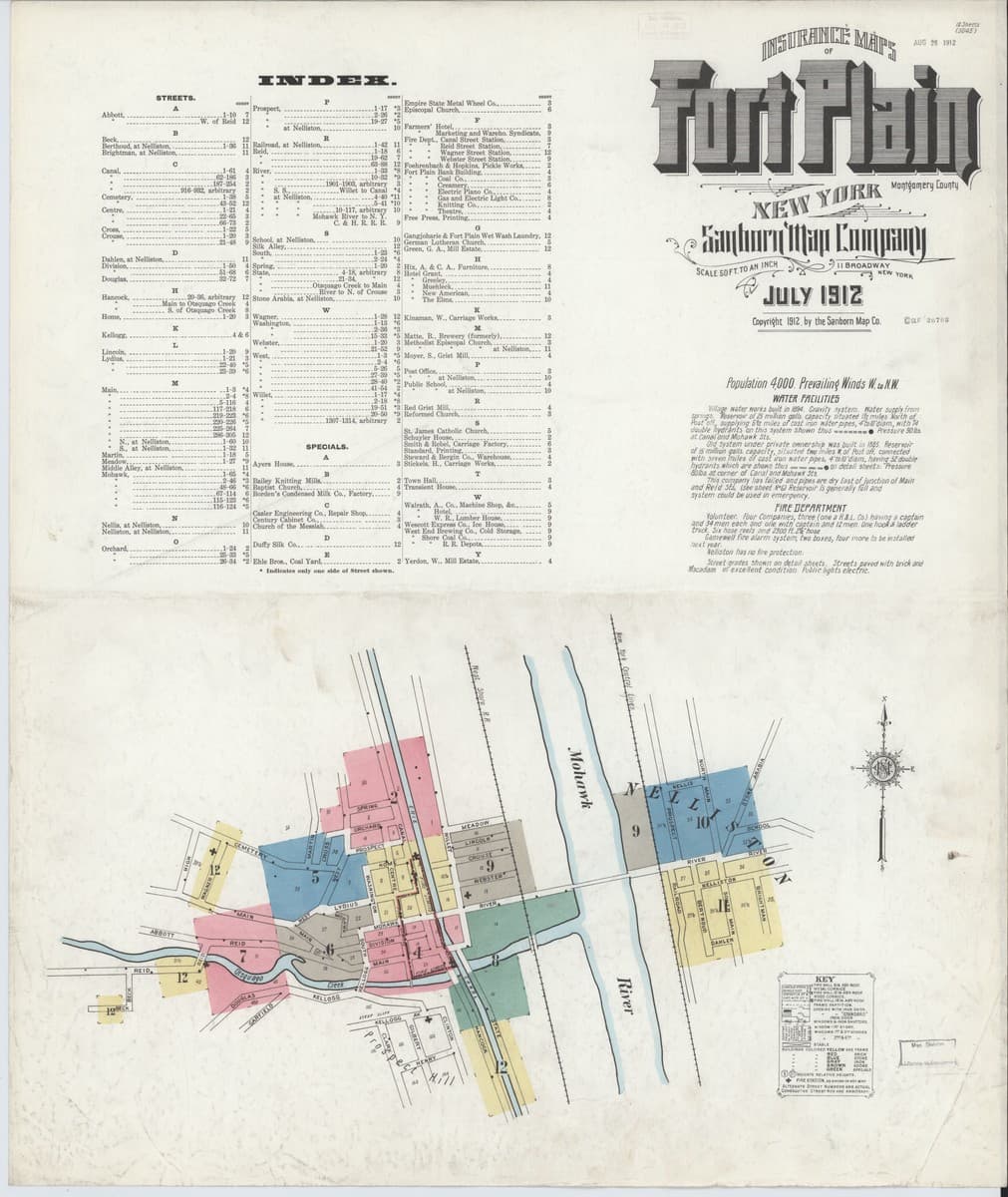 Fort Plain, New York - 1912 Sanborn Map