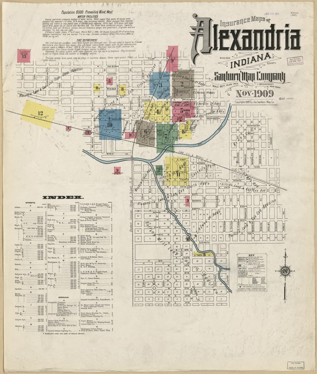 Alexandria, Oregon - 1909 Sanborn Map