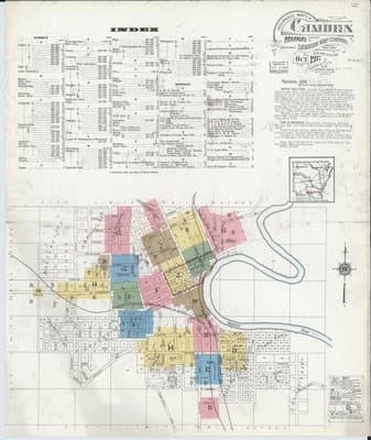 Sanborn Fire Insurance Map: Camden (1917)