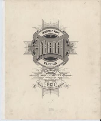 Sanborn Fire Insurance Map: Miami (1921)
