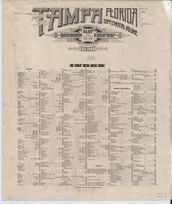 Sanborn Fire Insurance Map: Tampa, Florida (1922)