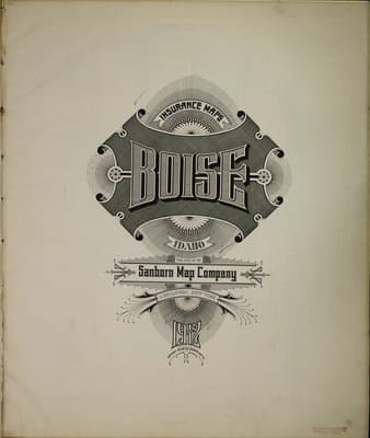 Sanborn Fire Insurance Map: Boise (1912)