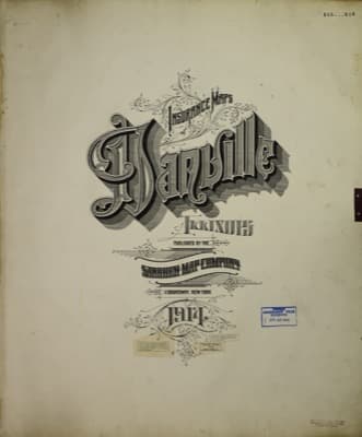 Sanborn Fire Insurance Map: Danville, Illinois (1914)