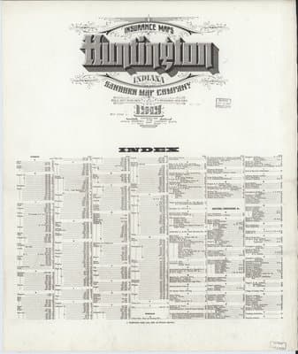 Sanborn Fire Insurance Map: Huntington, Indiana (1919)