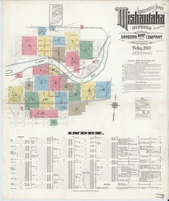 Sanborn Fire Insurance Map: Mishawaka, Indiana (1913)