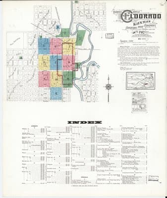 Sanborn Fire Insurance Map: El Dorado, Kansas (1917)