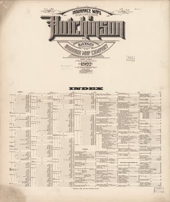 Sanborn Fire Insurance Map: Hutchinson, Kansas (1922)
