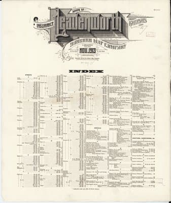 Sanborn Fire Insurance Map: Leavenworth, Kansas (1913)