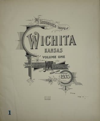Sanborn Fire Insurance Map: Wichita, Kansas (1935)