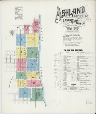 Sanborn Fire Insurance Map: Ashland, Kentucky (1895)