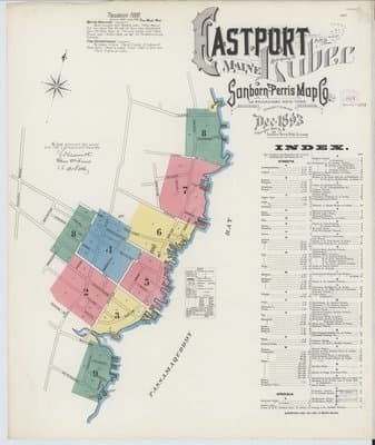 Sanborn Fire Insurance Map: Eastport, Maine (1893)