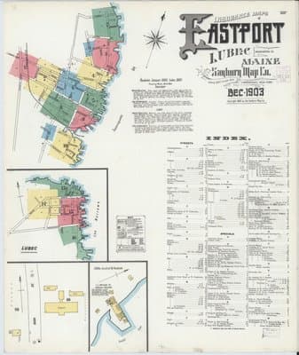 Sanborn Fire Insurance Map: Eastport, Maine (1903)