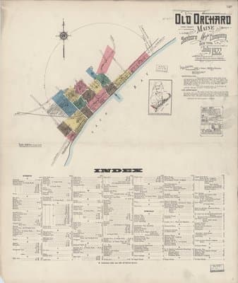 Sanborn Fire Insurance Map: Old Orchard, Maine (1922)