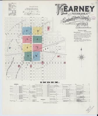 Sanborn Fire Insurance Map: Kearney, Nebraska (1893)