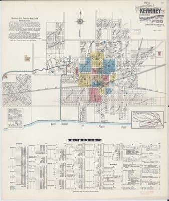 Sanborn Fire Insurance Map: Kearney, Nebraska (1915)