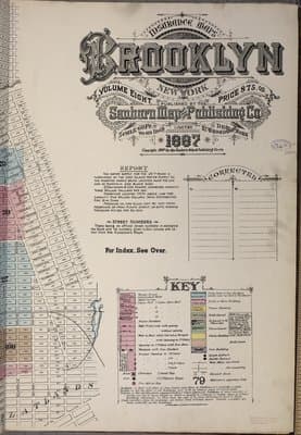 Sanborn Fire Insurance Map: Brooklyn, New York (1887)