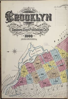 Sanborn Fire Insurance Map: Brooklyn, New York (1888)