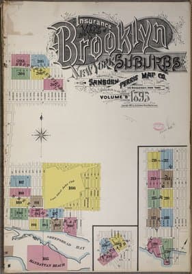 Sanborn Fire Insurance Map: Brooklyn, New York (1895)