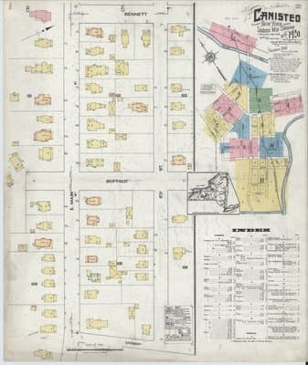 Sanborn Fire Insurance Map: Canisteo, New York (1920)