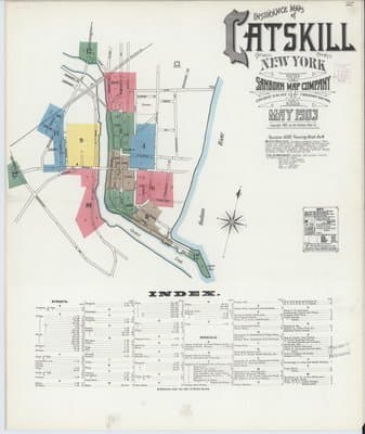 Sanborn Fire Insurance Map: Catskill, New York (1903)