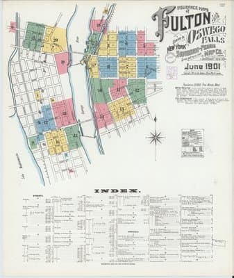 Sanborn Fire Insurance Map: Fulton, New York (1901)