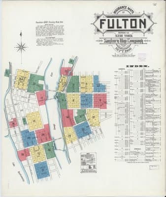 Sanborn Fire Insurance Map: Fulton, New York (1906)