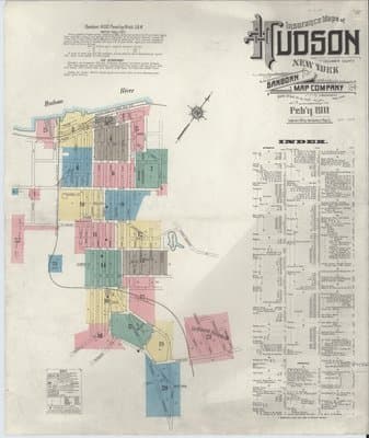 Sanborn Fire Insurance Map: Hudson, New York (1911)