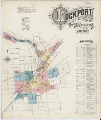 Sanborn Fire Insurance Map: Lockport, New York (1886)