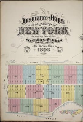 Sanborn Fire Insurance Map: New York, New York (1896)