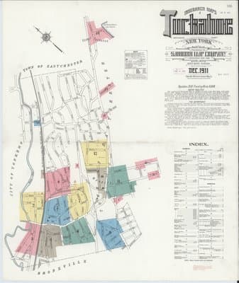 Sanborn Fire Insurance Map: Tuckahoe, New York (1911)