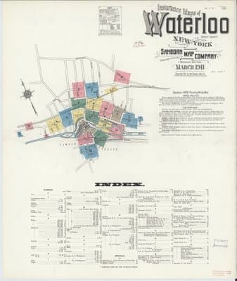 Sanborn Fire Insurance Map: Waterloo, New York (1911)