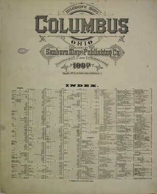 Sanborn Fire Insurance Map: Columbus, Ohio (1887)