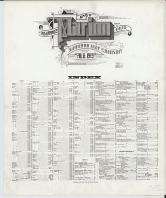 Sanborn Fire Insurance Map: Marion, Ohio (1919)