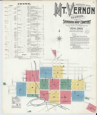 Sanborn Fire Insurance Map: Mount Vernon, Ohio (1903)