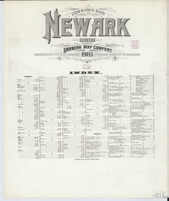 Sanborn Fire Insurance Map: Newark, Ohio (1905)