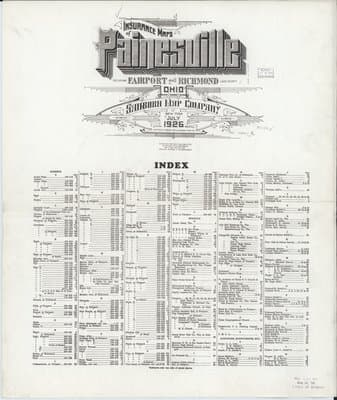 Sanborn Fire Insurance Map: Painesville, Ohio (1926)