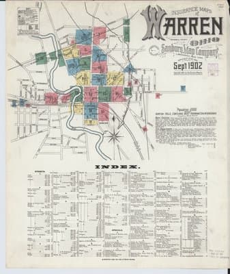 Sanborn Fire Insurance Map: Warren, Ohio (1902)