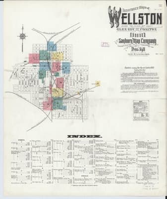 Sanborn Fire Insurance Map: Wellston, Ohio (1911)