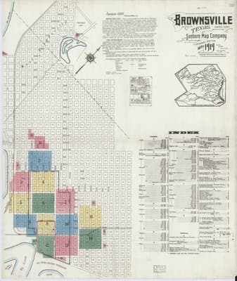Sanborn Fire Insurance Map: Brownsville, Texas (1919)