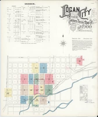 Sanborn Fire Insurance Map: Logan (1900)