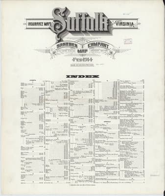 Sanborn Fire Insurance Map: Suffolk, Virginia (1914)