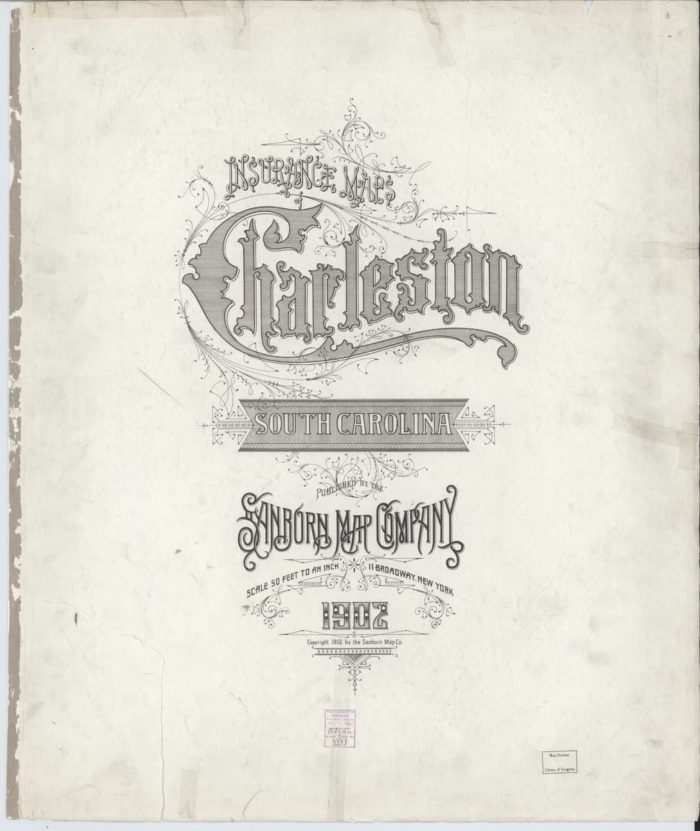 Sanborn Fire Insurance Map: Charleston, South Carolina (1902)